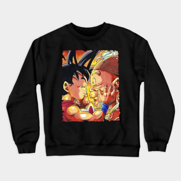 SON GOHAN GRANDFATHER MERCH VTG Crewneck Sweatshirt by Mie Ayam Herbal